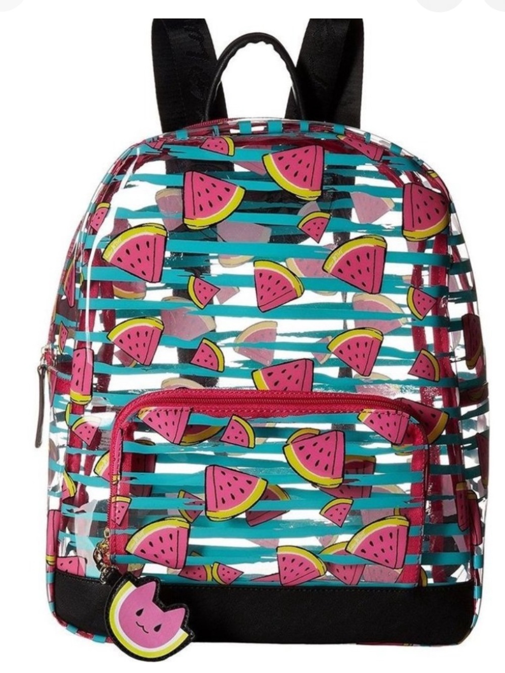 Luv Betsy by Besty Johnson Clear Watermelon Backpack Pink/Teal new w/o tags